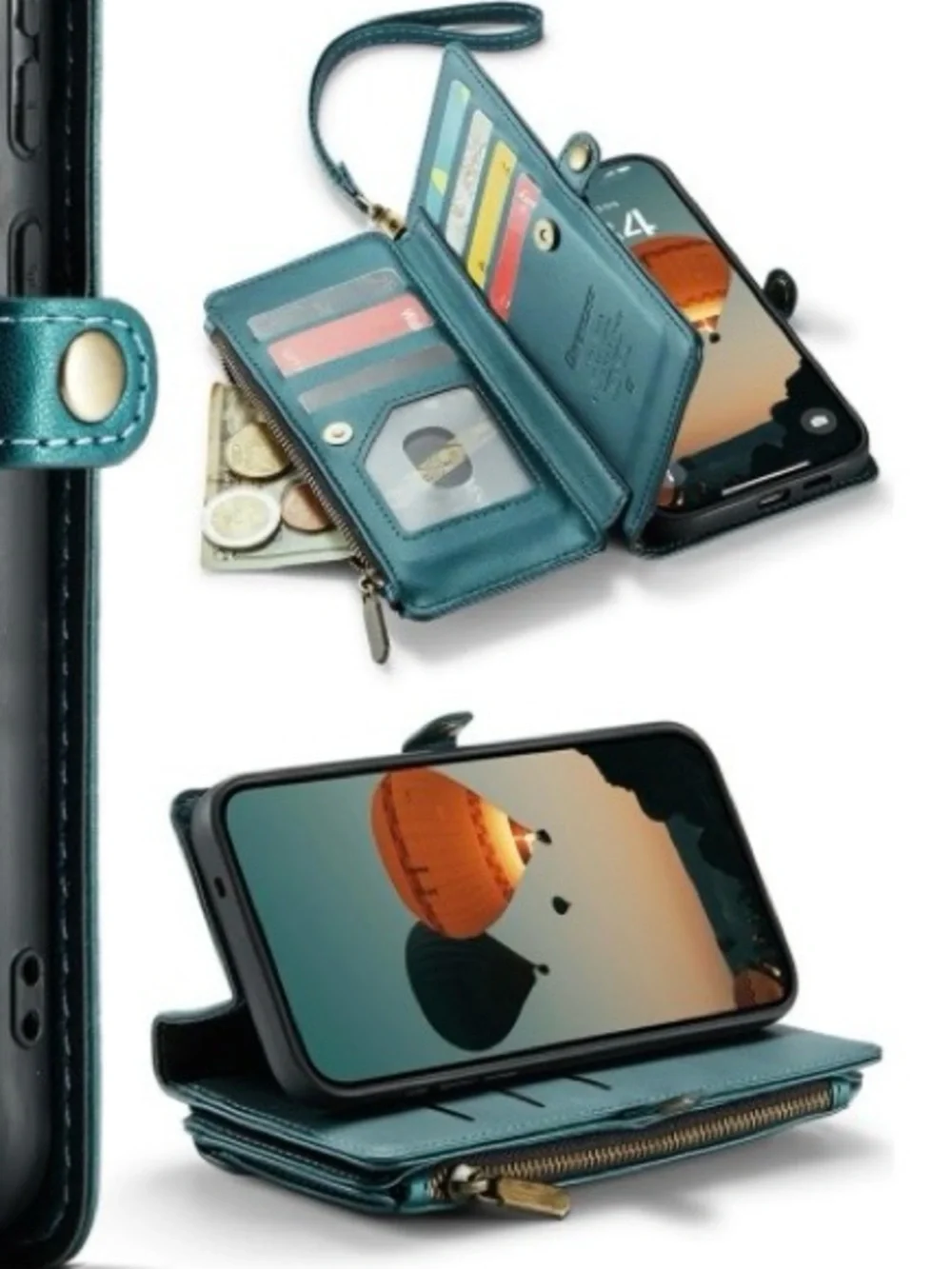Samsung Galaxy S26 Wallet Case Pu Leather - TEAL